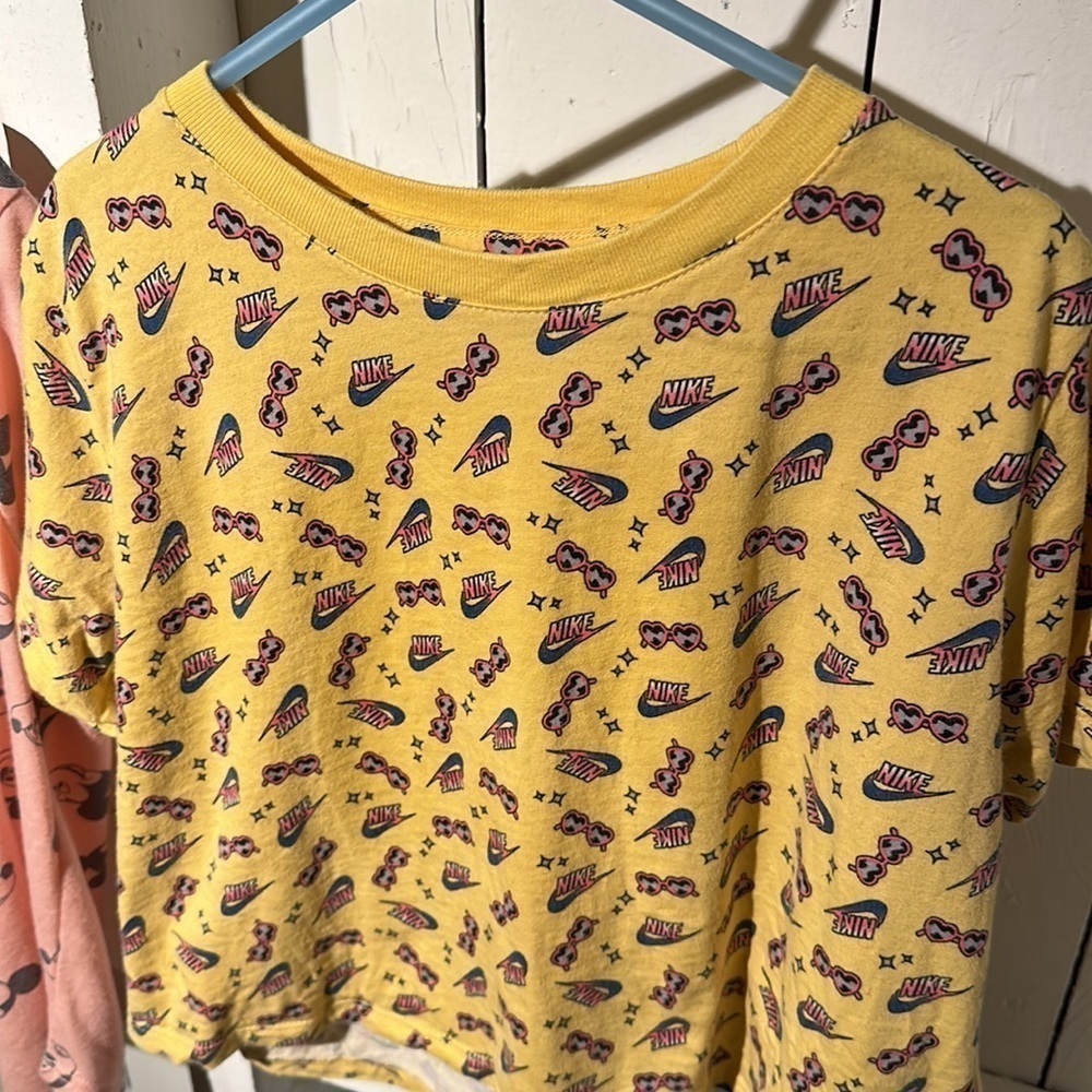 LOT 2 For 1 Nike 80’s Throwback and Disney Mickey Mouse Little Girl Shirts XS - Picture 4 of 11
